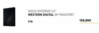 El Corte Inglés Disco externo promoção
