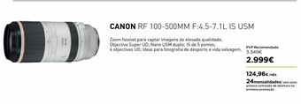 El Corte Inglés Objetivos canon promoção