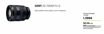 El Corte Inglés Objetivos sony promoção