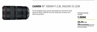 El Corte Inglés Objetivos canon promoção