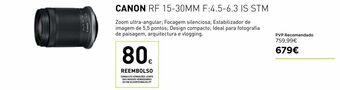 El Corte Inglés Objetivos canon promoção
