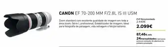 El Corte Inglés Objetivos canon promoção
