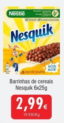 Froiz Cereais nesquik promoção