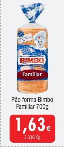 Froiz Pão de forma bimbo promoção
