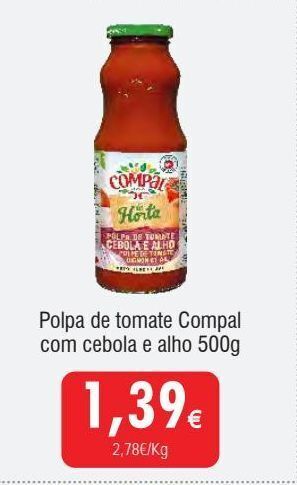 Froiz Polpa de tomate compal promoção