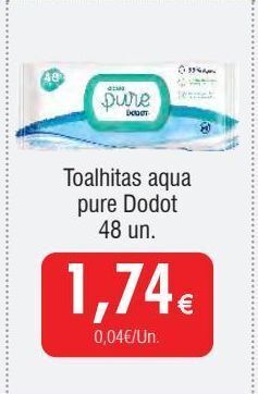 Froiz Toalhas umedecidas dodot promoção