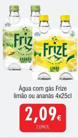 Froiz Água com gás frize promoção