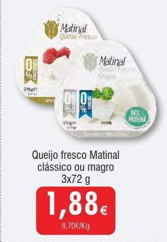 Froiz Queijo fresco matinal promoção