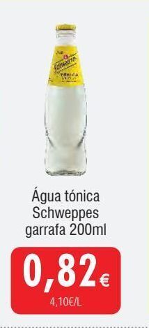 Água tônica schweppes