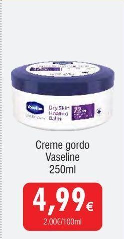 Froiz Creme hidratante vaseline promoção