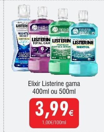 Froiz Elixir listerine promoção