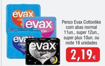 Froiz Absorvente evax promoção