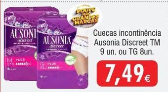 Froiz Incontinência ausonia promoção
