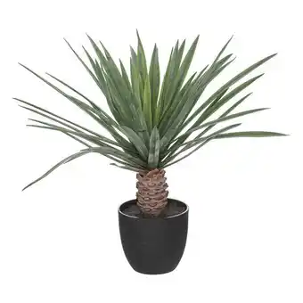 Palmeira artificial com vaso de plástico dolce riviera