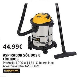 Bricomarché ASPIRADOR SÓLIDOS E LÍQUIDOS promoção