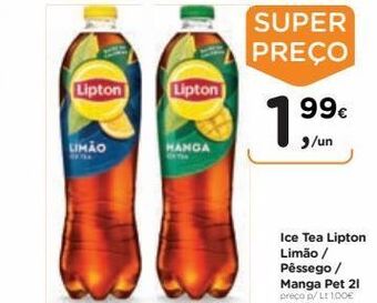 Aqui é fresco Chá gelado lipton promoção