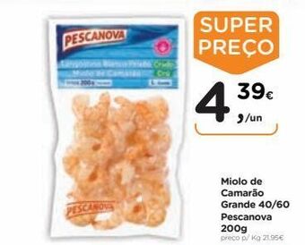 Aqui é fresco Camarão pescanova promoção