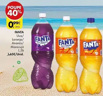 Pingo Doce FANTA Uva/ Laranja/ Ananás/ Maracujá 1,5lt promoção