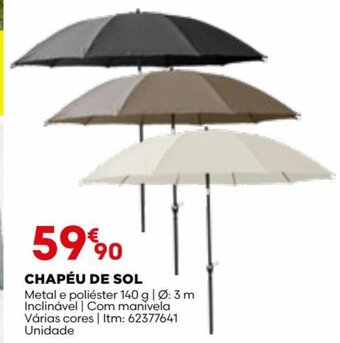 Bricomarché CHAPÉU DE SOL promoção