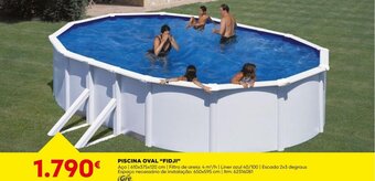 Bricomarché PISCINA OVAL "FIDJI" promoção