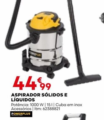 Bricomarché ASPIRADOR SÓLIDOS E LÍQUIDOS promoção