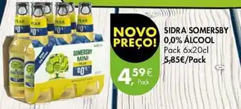 Pingo Doce SIDRA SOMERSBY 0.0% ÁLCOOL promoção