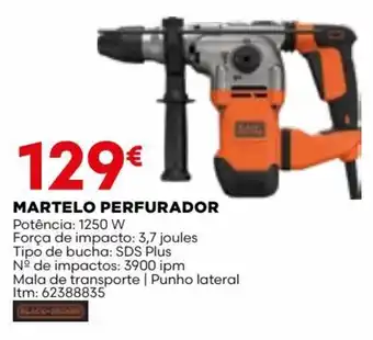 Bricomarché MARTELO PERFURADOR Potência: 1250 W promoção