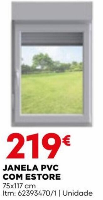 Bricomarché JANELA PVC COM ESTORE promoção