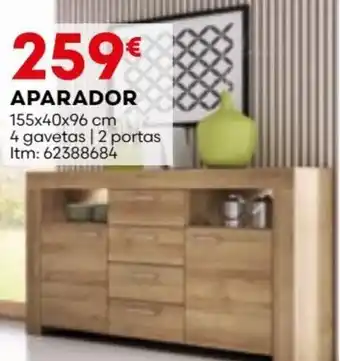 Bricomarché APARADOR 155x40x96 cm promoção