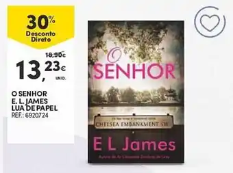 Continente O SENHOR E.L. JAMES LUA DE PAPEL REF.: 6920724 promoção