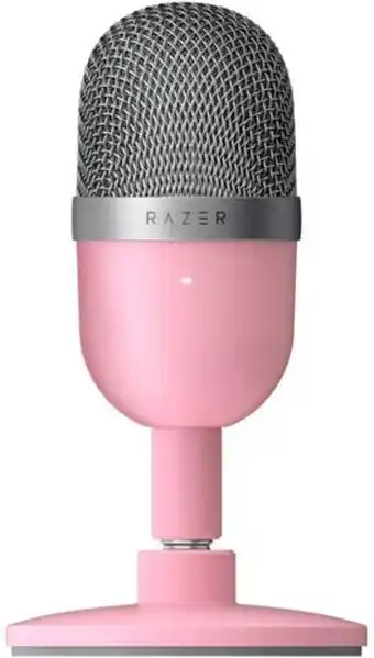 MediaMarkt Microfone pc razer seiren mini rosa promoção