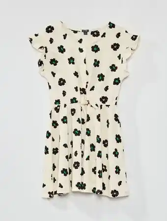 Kiabi Vestido em malha crepe com motivos promoção