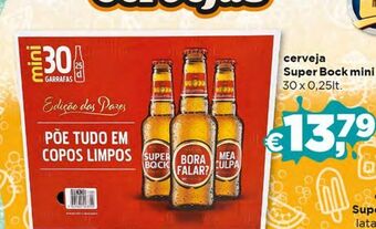 Bolama Cerveja super bock promoção
