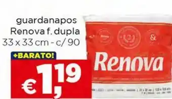 Bolama Guardanapos de papel renova promoção