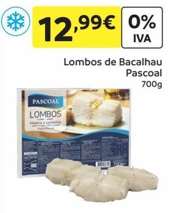 Amanhecer Bacalhau pascoal promoção