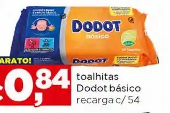 Bolama Toalhas umedecidas dodot promoção