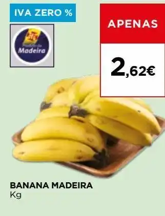 El Corte Inglés Banana da madeira promoção
