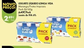 Pingo Doce Iogurte longa vida promoção