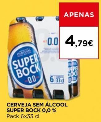 El Corte Inglés Cerveja sem álcool super bock promoção