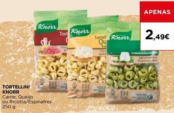 El Corte Inglés Tortellini knorr promoção