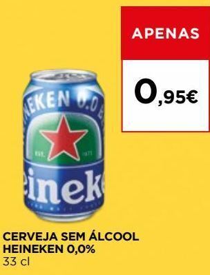El Corte Inglés Cerveja sem álcool heineken promoção
