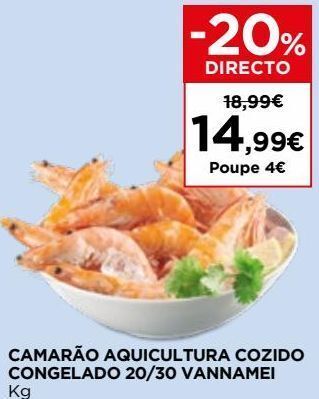 El Corte Inglés Camarão promoção