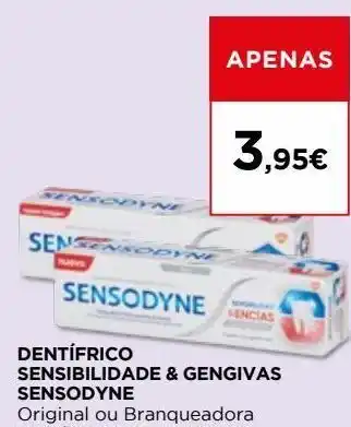Pasta dos dentes sensodyne