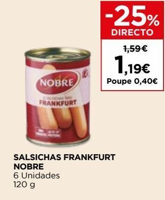 El Corte Inglés Salsicha nobre promoção