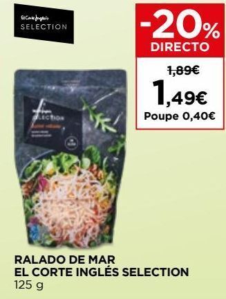 El Corte Inglés Surimi el corte inglés promoção