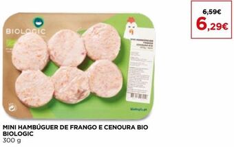 El Corte Inglés Hambúrguer de frango promoção