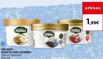 El Corte Inglés Gelados quinta dos açores promoção