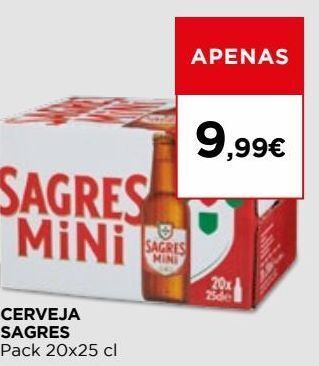 El Corte Inglés Cerveja sagres promoção