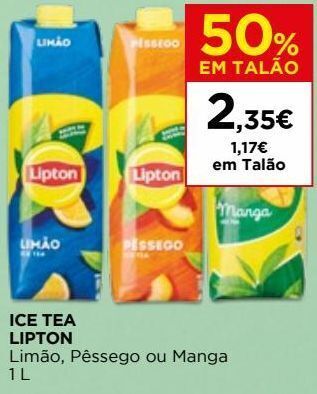 Chá gelado lipton