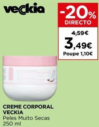 El Corte Inglés Creme para o corpo promoção